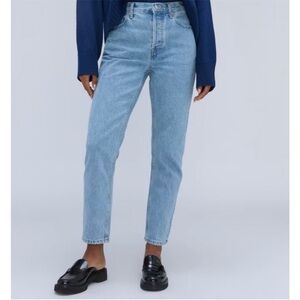 Everlane Women’s High Rise Straight Ankle Jeans. Size 27